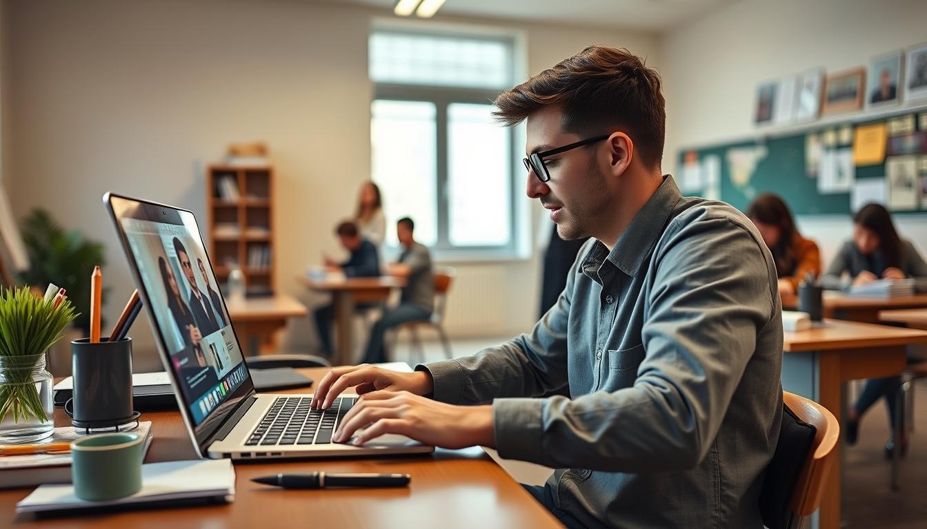 Digital learning platform with online study materials